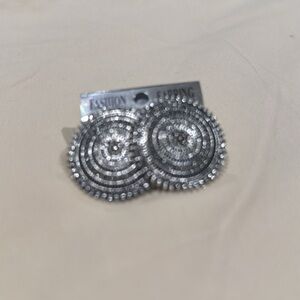 🌸Oxidized round earrings🌸